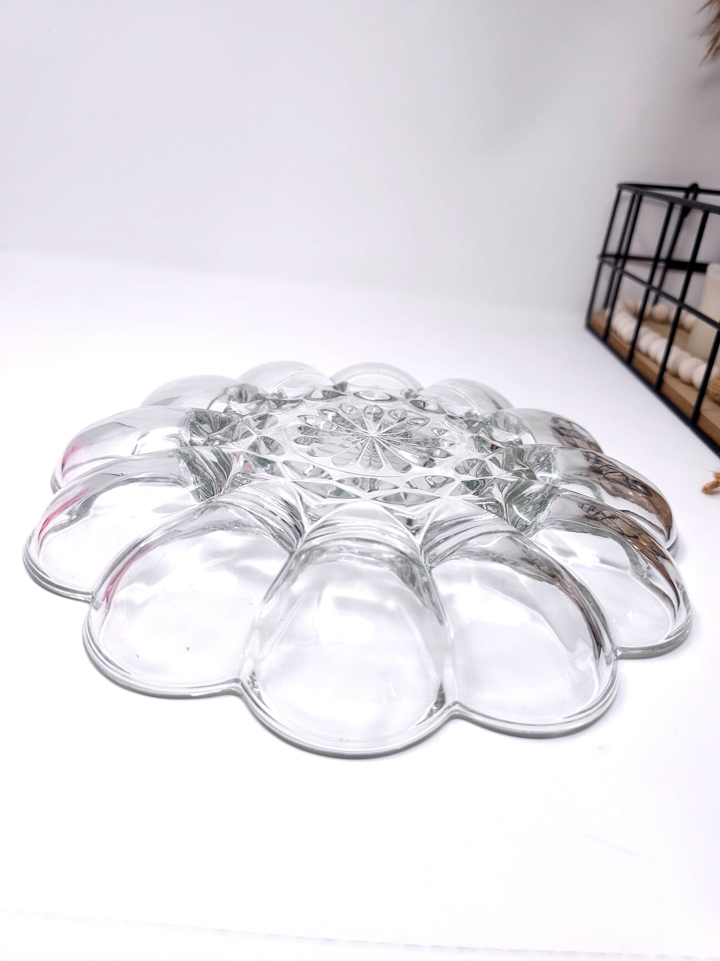 Vintage Anchor Hocking Fairfield Deviled Egg Dish