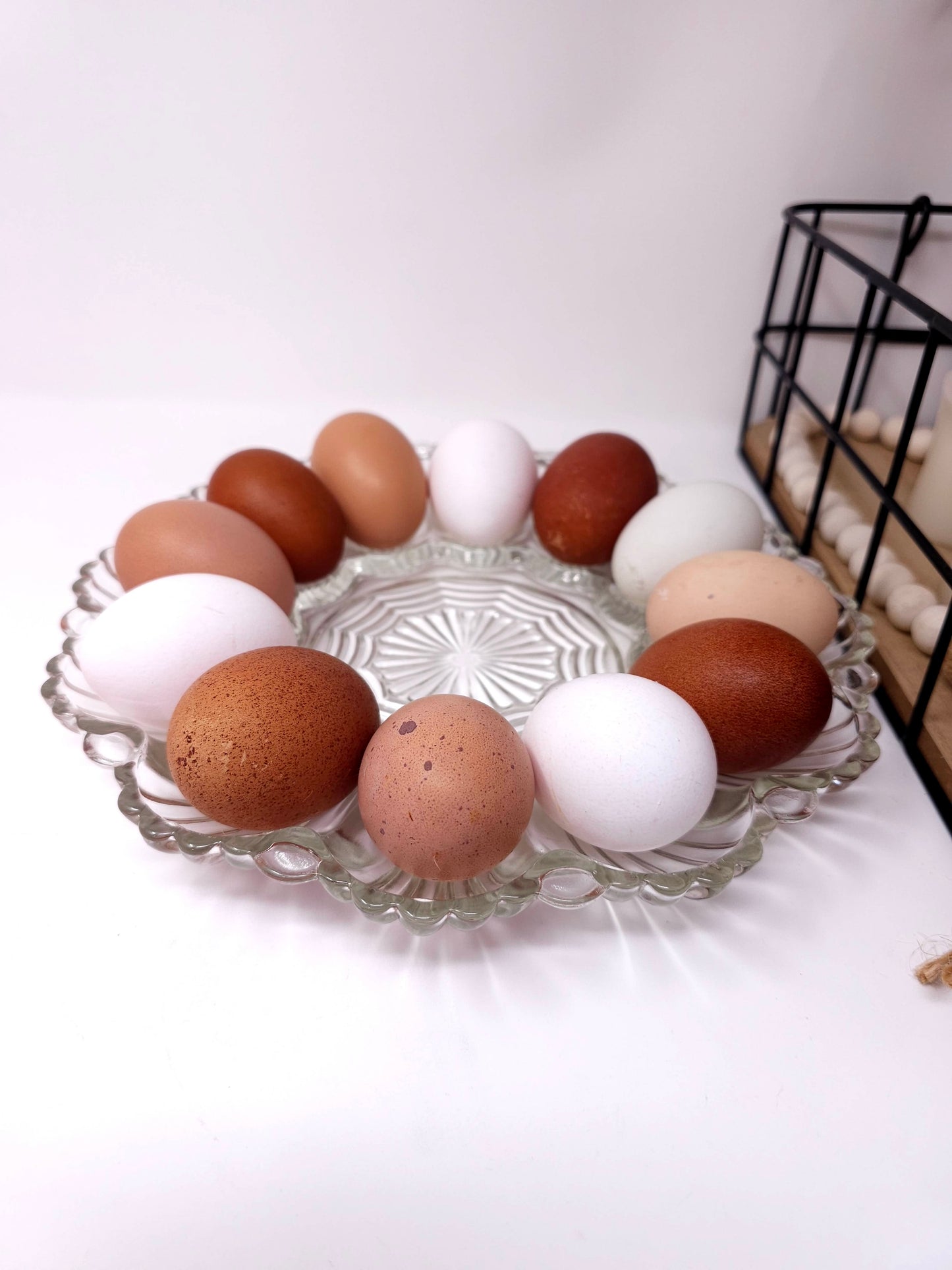 Vintage Anchor Hocking Fire King Deviled Egg Dish