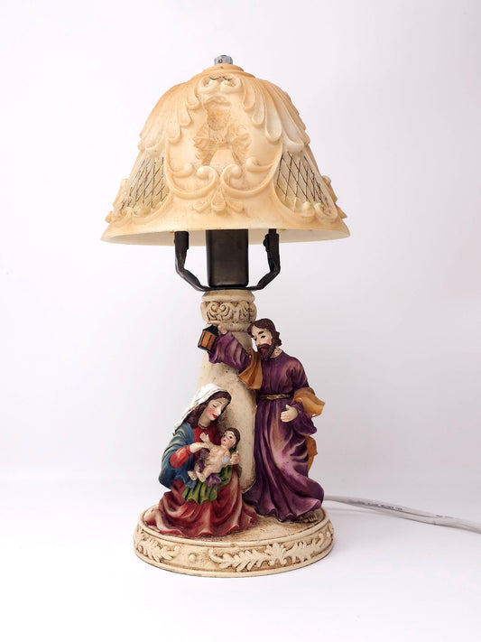 Nativity Scene Table Lamp -Vintage