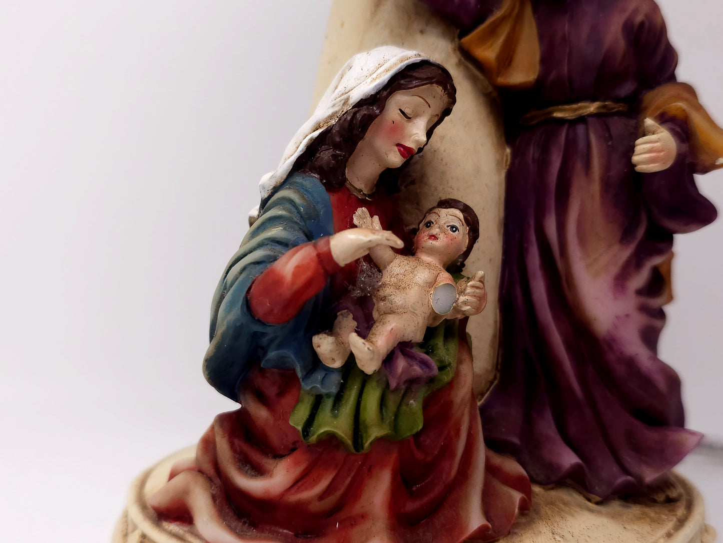 Nativity Scene Table Lamp -Vintage