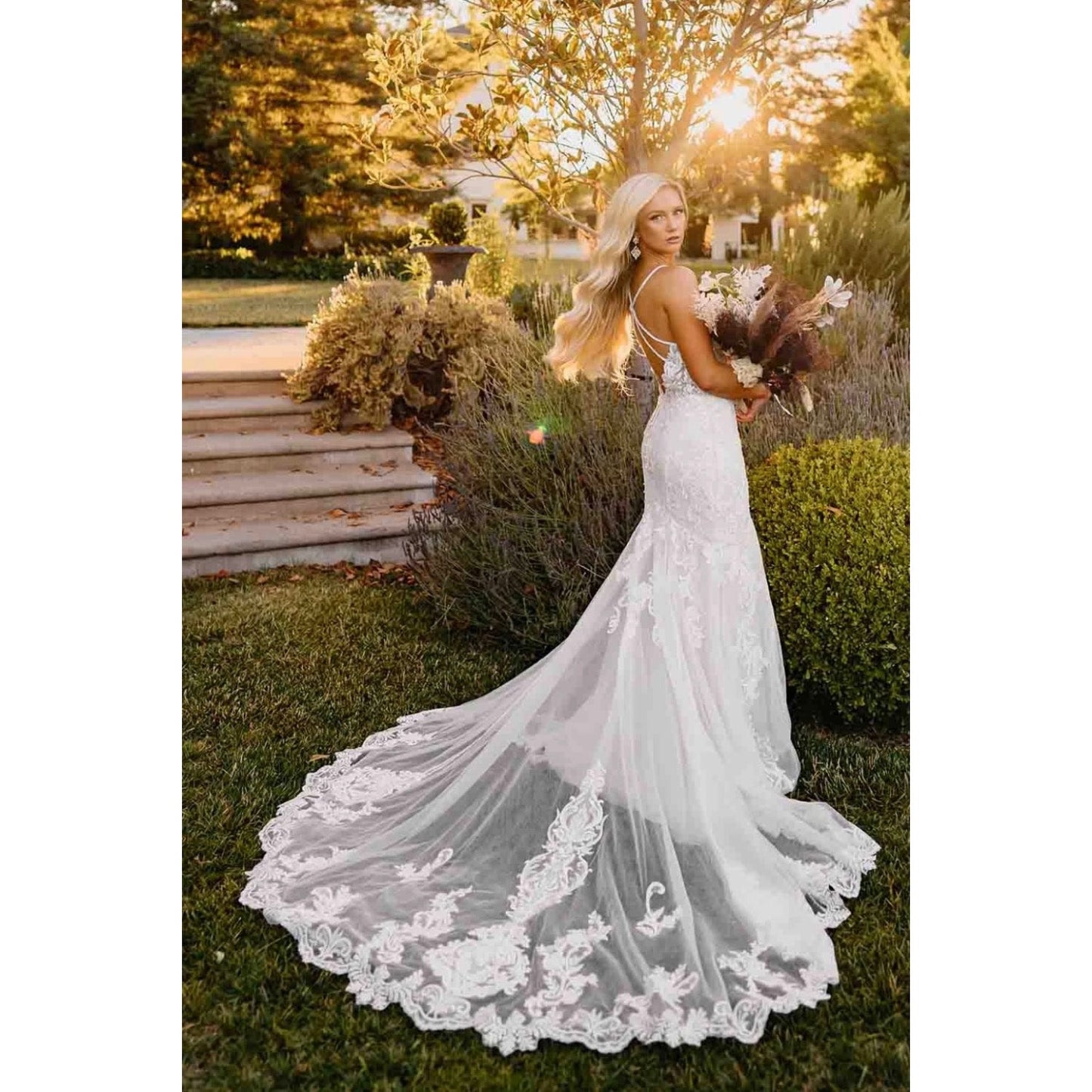 Stella York Wedding Dress Size 10 Ivory/Almond NWT Sample condition